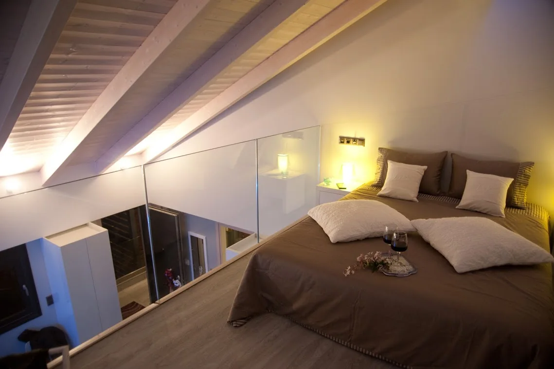 Panorama loft bedroom